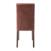 Picture of Bolero Faux Leather Dining Chair Antique Brown (Pack of 2) - GR369