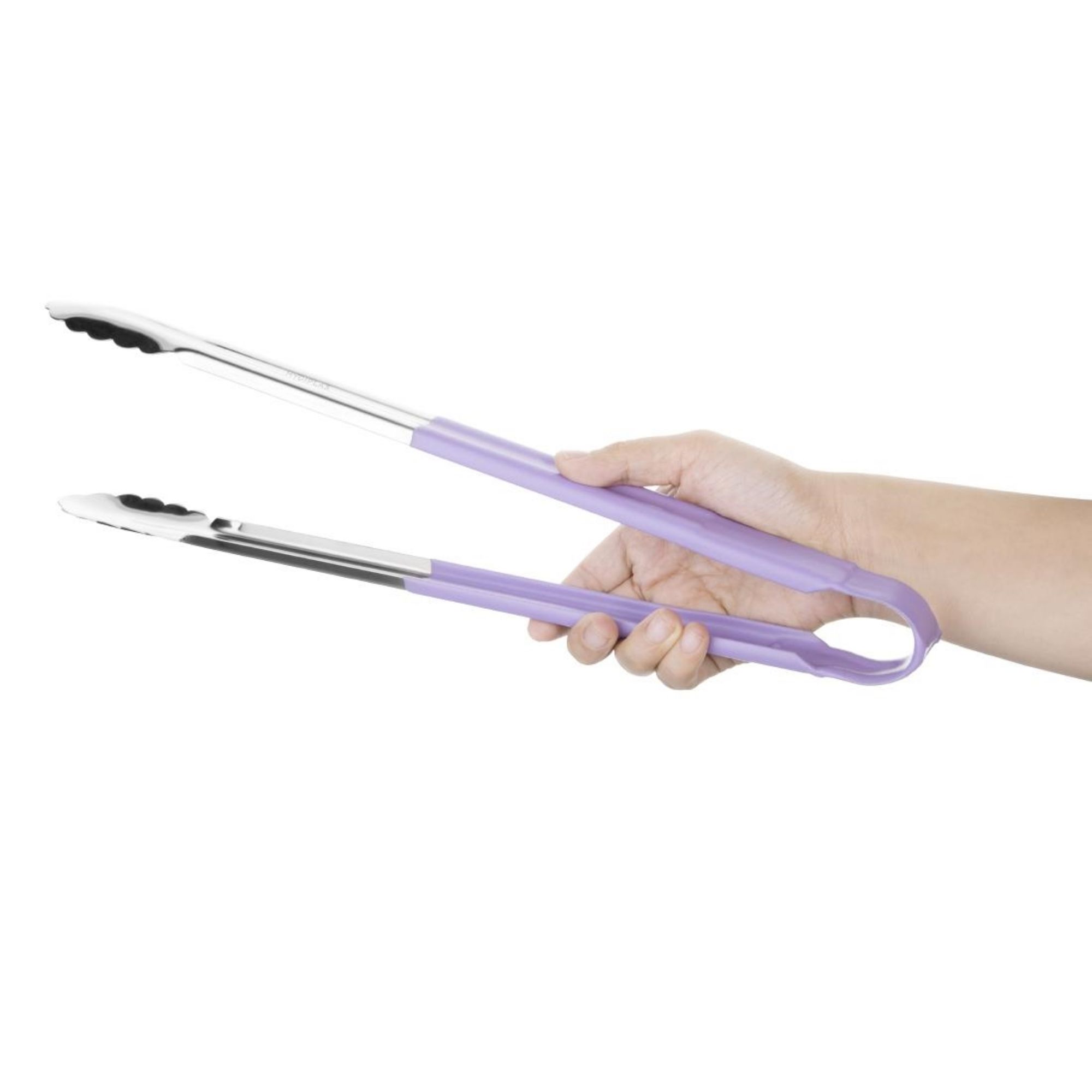 Picture of Hygiplas Colour Coded Serving Tong Purple - 405mm