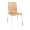 Picture of GR342 - Bolero Square Back Sidechair (Natural Finish) (Pack 4) - GR342