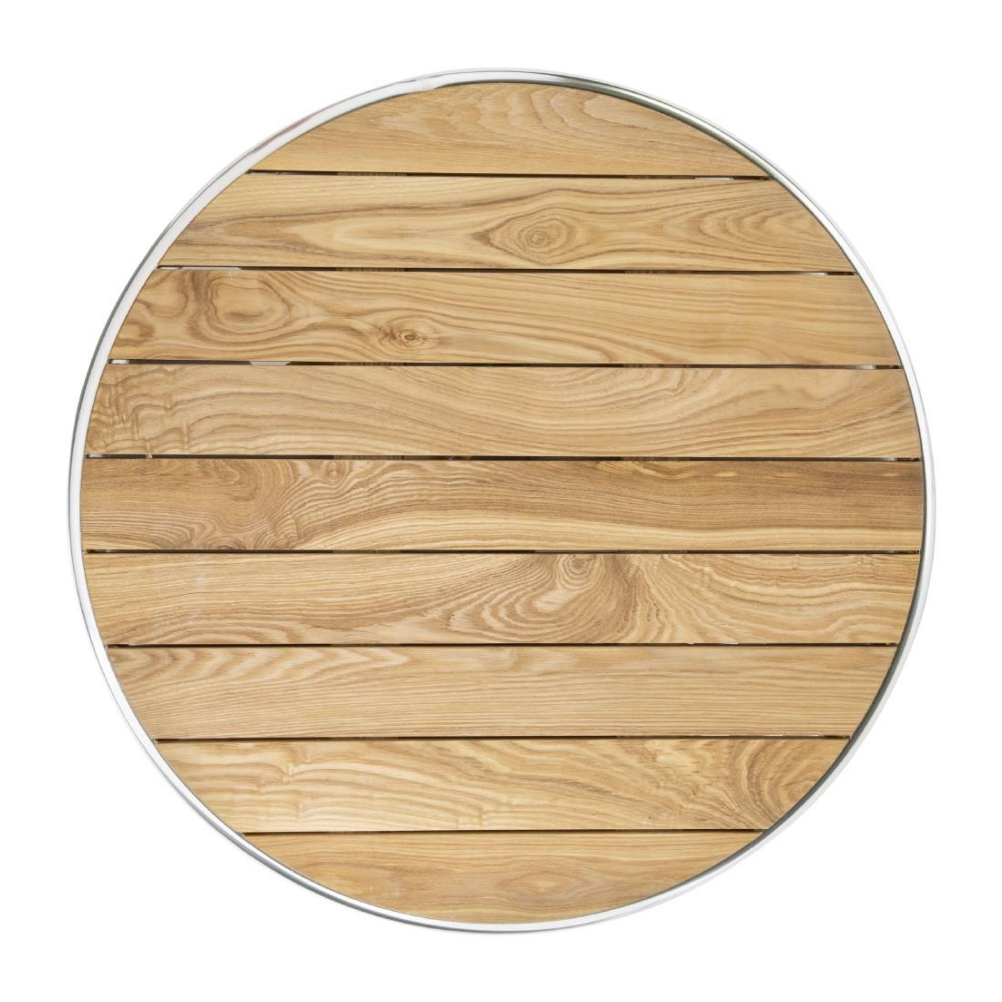 Picture of Bolero Ash Round Poseur Height Table 600mm