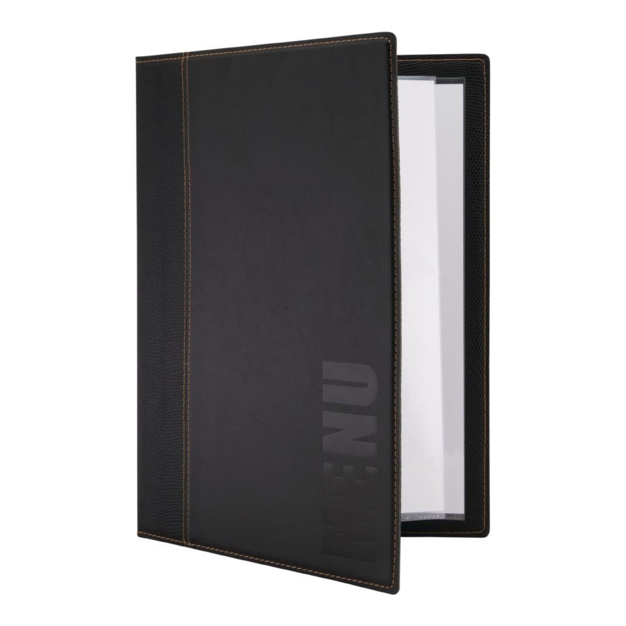 Picture of Securit Contemporary Menu Cover Black A4