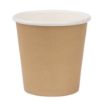 Picture of Fiesta Recyclable Espresso Cups Single Wall Kraft 114ml / 4oz (Pack of 1000) - GP447