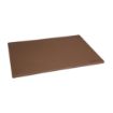 Picture of Hygiplas Low Density Antibacterial Chopping Board Brown 450x300x10mm - HC857