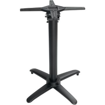 Picture of Bolero Aluminium Flip Top Table Base Black