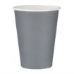 Picture of Fiesta Recyclable Coffee Cups Single Wall Charcoal 340ml / 12oz (Pack of 1000) - GP416