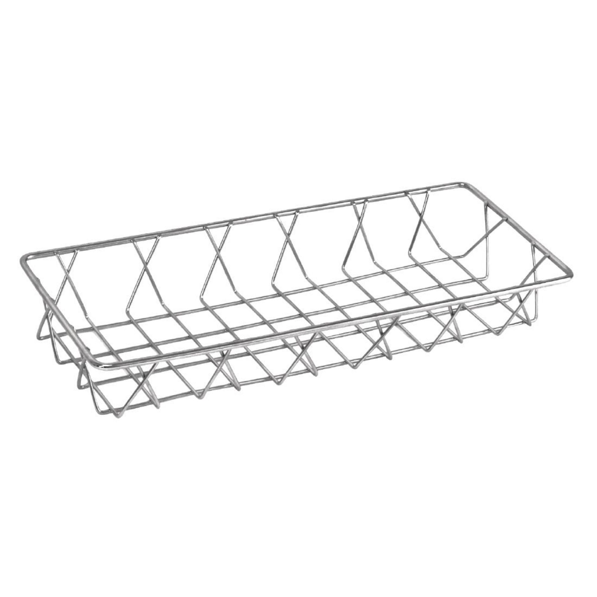 Picture of Olympia St/St Wire Display Basket 350 x 150 x 50mm - GM220