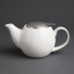 Picture of Olympia Cafe Teapot White - 510ml 17.2fl oz (Box 1) - GM593