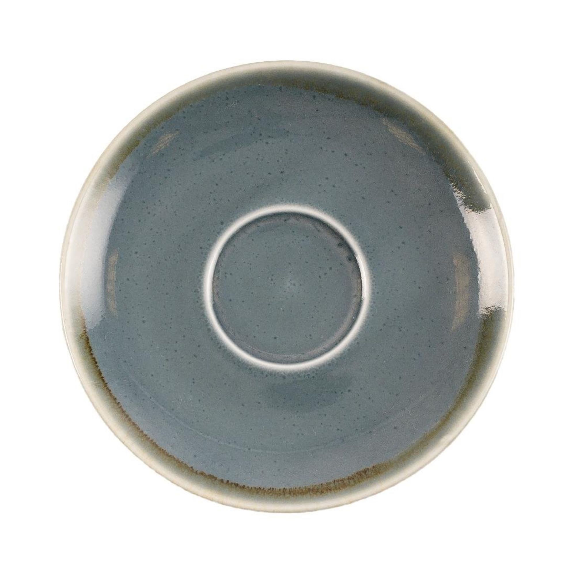 Picture of Olympia Kiln Cappuccino Saucer Ocean 140mm (Pack of 6) - GP347