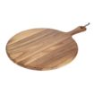 Picture of Olympia Acacia Wood Round Pizza Paddle Board 355mm - GM262