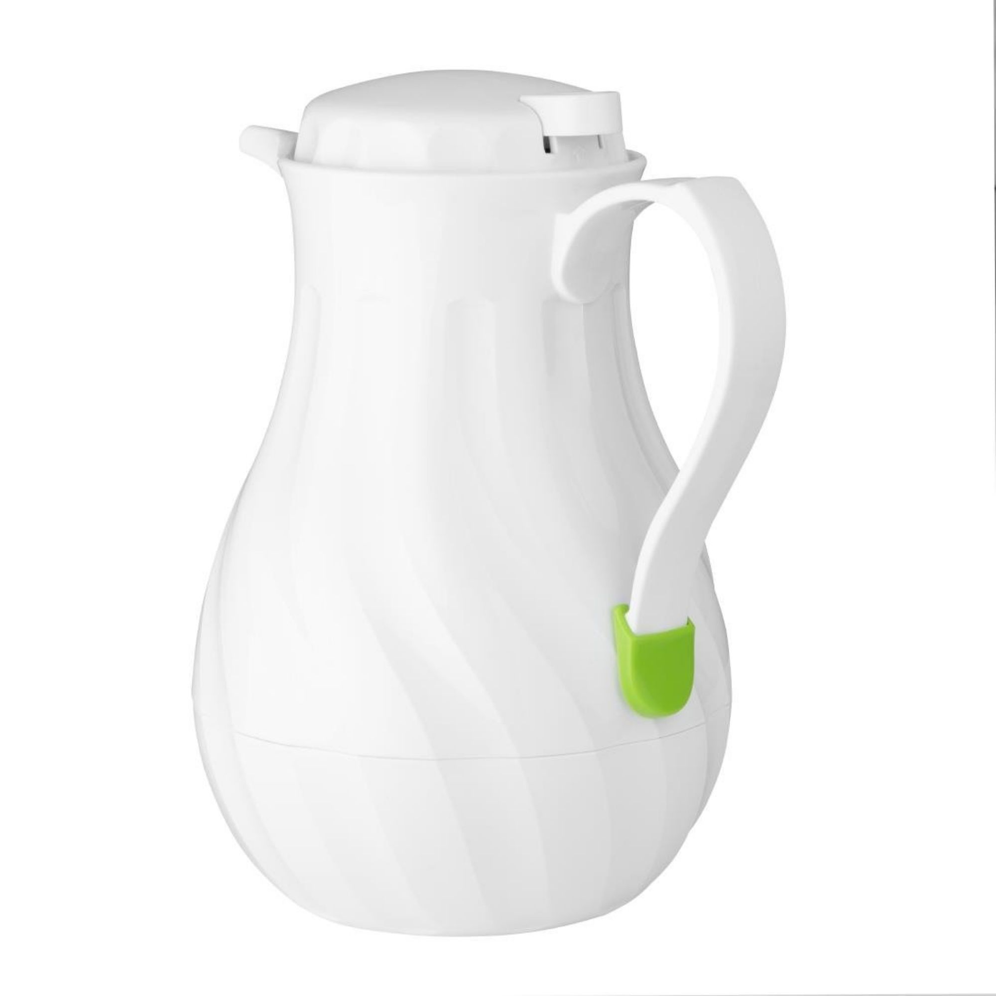 Picture of Olympia Insulated Swirl Jug White 2Ltr