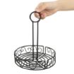 Picture of Olympia Wire Condiment Holder Black - GM245