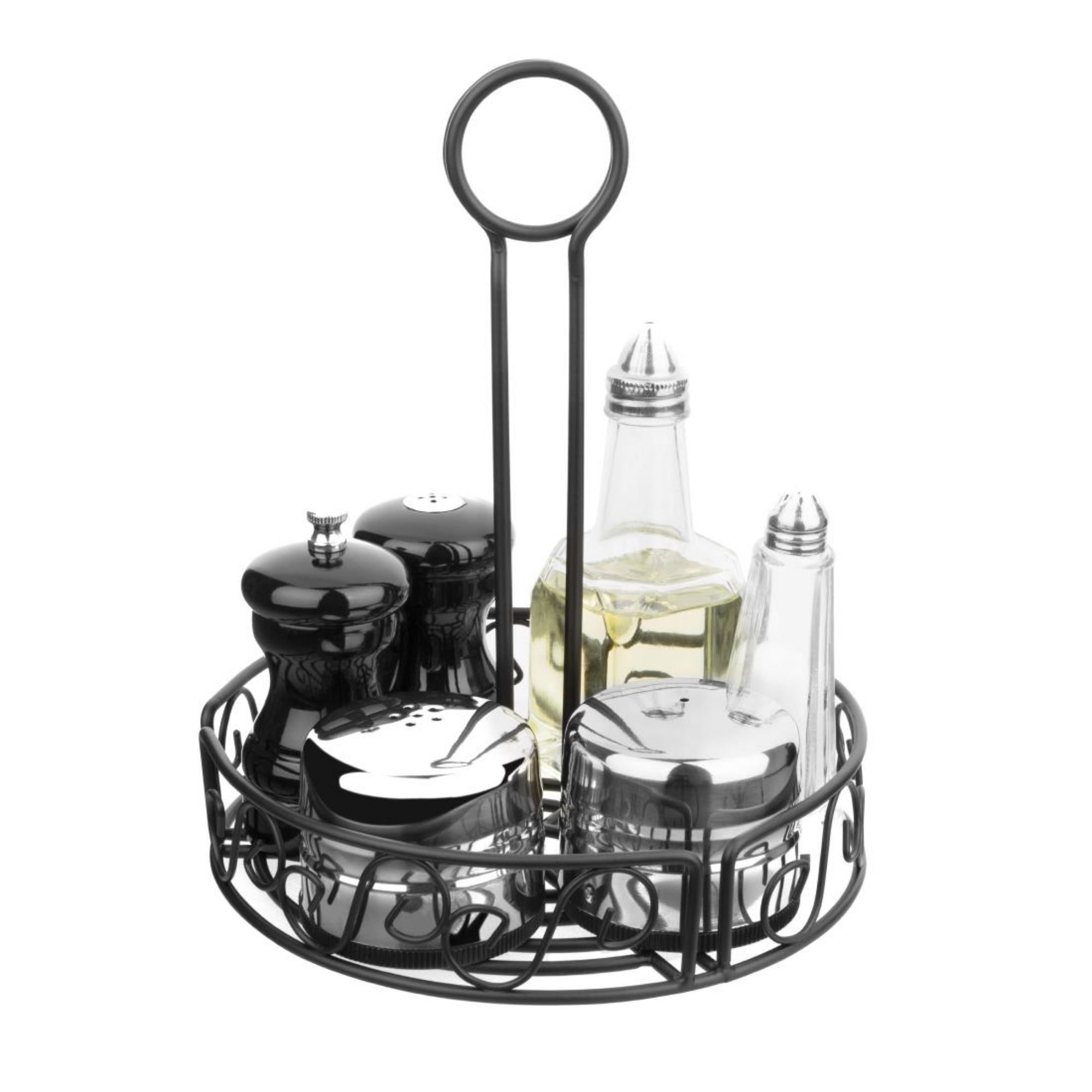 Picture of Olympia Wire Condiment Holder Black