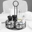 Picture of Olympia Wire Condiment Holder Black - GM245