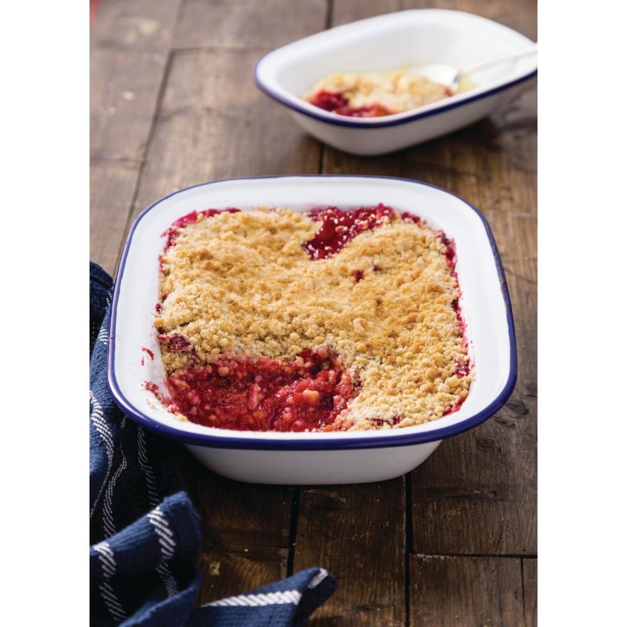 Picture of Olympia Enamel Dishes Rectangular 280 x 190mm (Pack of 6)