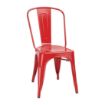 Picture of Bolero Bistro Steel Side Chair Red (Pack of 4) - GL330