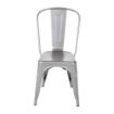 Picture of Bolero Bistro Steel Side Chairs Gun Metal Grey (Pack of 4) - GL329