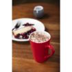 Picture of Olympia Cafe Latte Cup Red - 340ml 11.5fl oz (Box 12) - GL486
