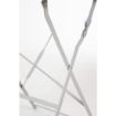 Picture of Bolero Square Pavement Style Steel Table Grey 600mm - GK988