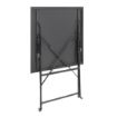 Picture of Bolero Black Square Pavement Style Steel Table - GK989