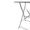 Picture of Bolero Black Square Pavement Style Steel Table - GK989