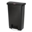 Picture of Rubbermaid Slim Jim Pedal Bin Black 50Ltr - GL028