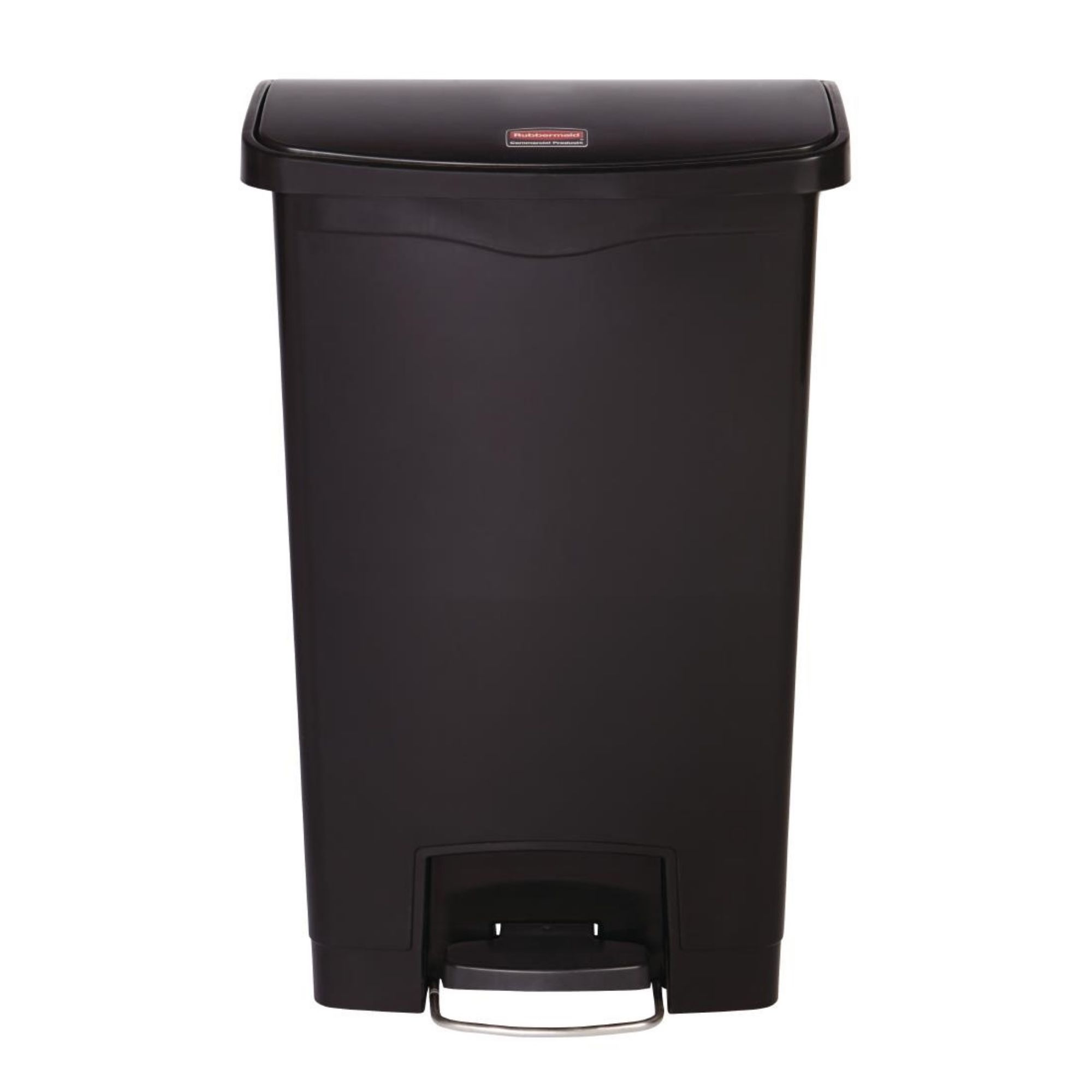 Picture of Rubbermaid Slim Jim Pedal Bin Black 50Ltr