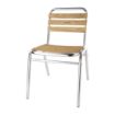 Picture of Bolero Aluminium & Ash Bistro Side Chairs (Pack of 4) - GK997
