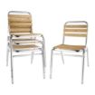 Picture of Bolero Aluminium & Ash Bistro Side Chairs (Pack of 4) - GK997