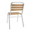 Picture of Bolero Aluminium & Ash Bistro Side Chairs (Pack of 4) - GK997