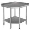 Picture of Vogue Stainless Steel Corner Table 700mm - GL278