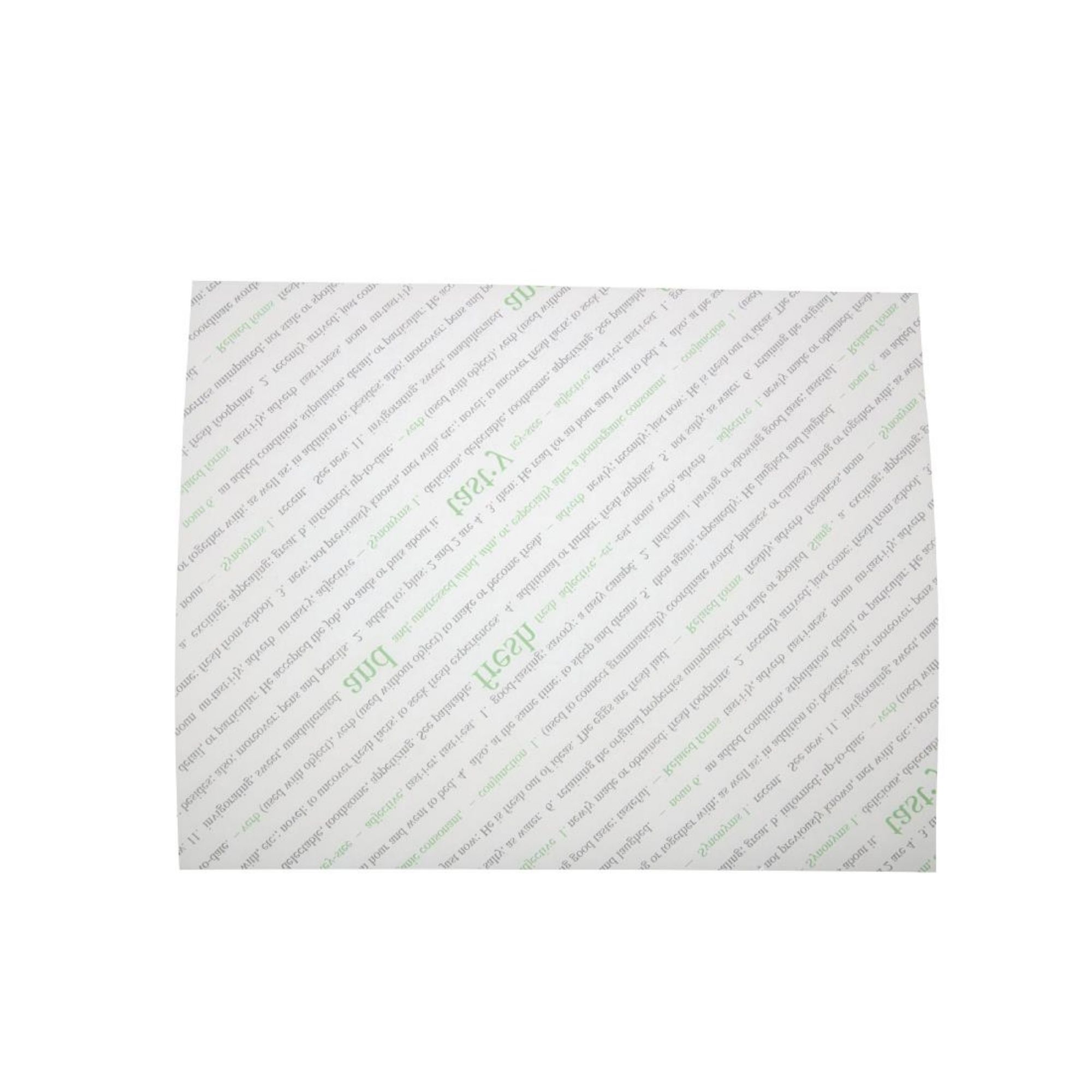 Picture of Greaseproof Paper Sheets Fresh and Tasty Print 255 x 203mm (Pack of 500)