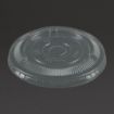 Picture of Vegware Compostable Cold Cup Flat Lids 340ml / 12oz and 455ml / 16oz (1000 pack) - GK106