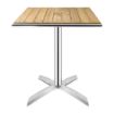 Picture of Bolero Ash Flip Top Square Bistro Table 600mm - GK991