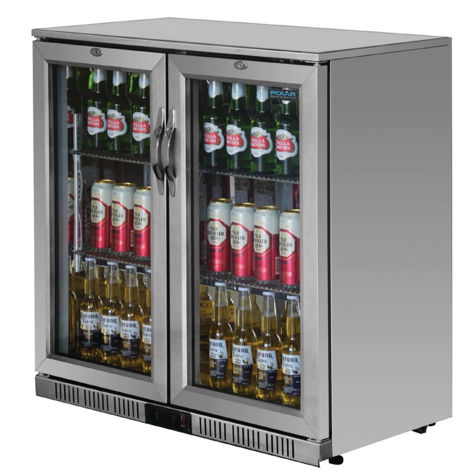Picture of Polar G-Series Back Bar Cooler with Hinged Doors Stainless Steel 208Ltr