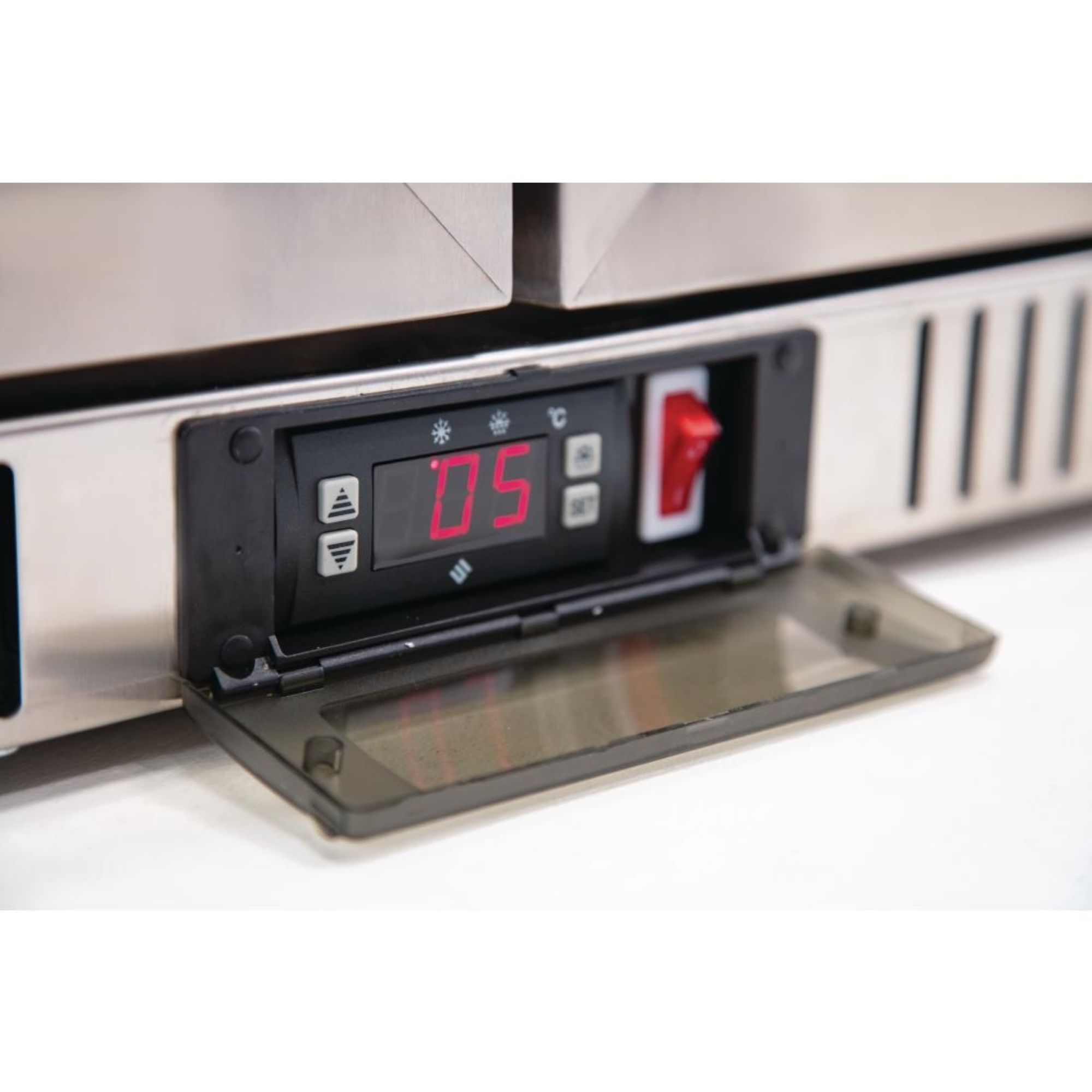 Picture of Polar G-Series Back Bar Cooler with Hinged Doors Stainless Steel 208Ltr