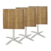 Picture of Bolero Ash Flip Top Square Bistro Table 600mm - GK991