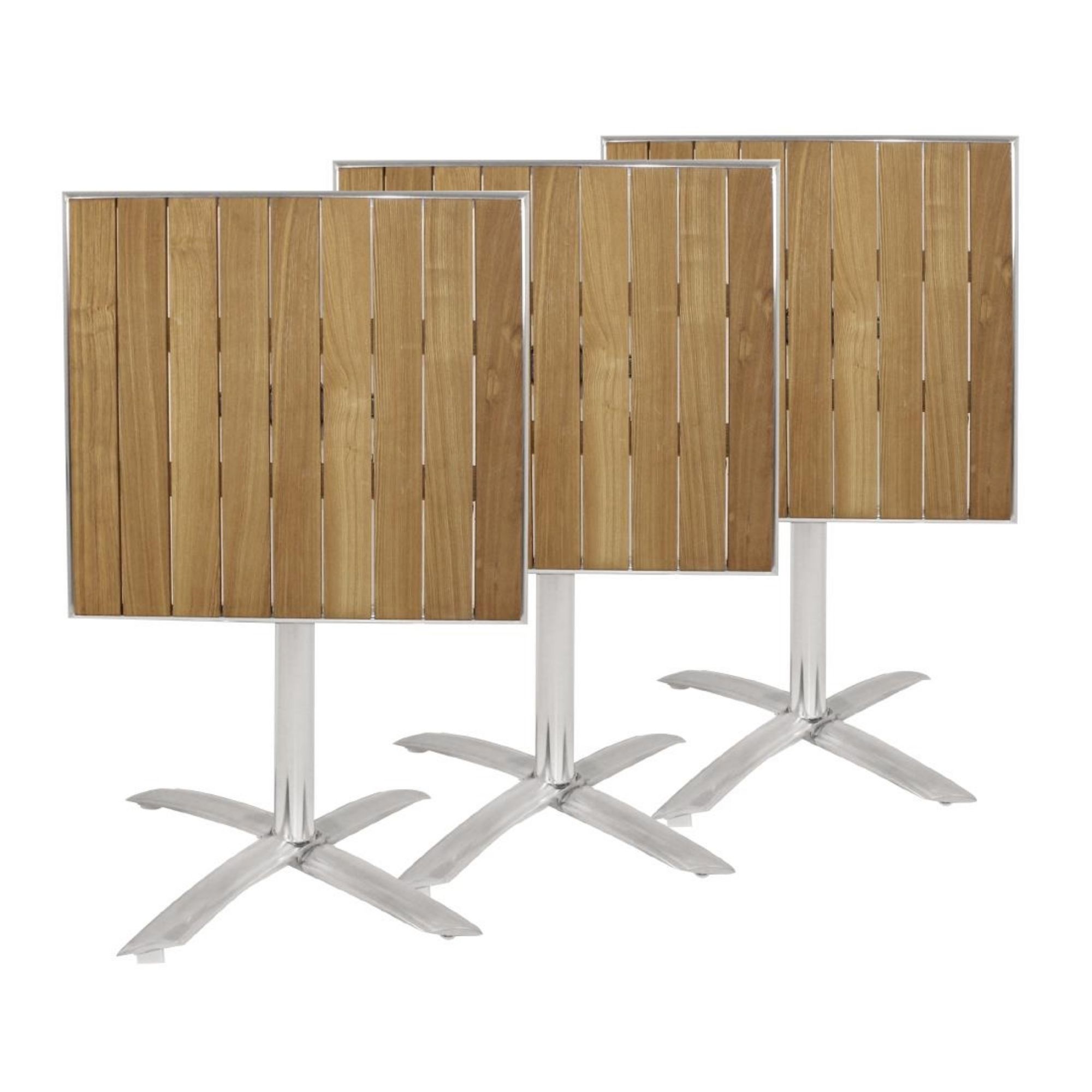 Picture of Bolero Ash Flip Top Square Bistro Table 600mm