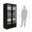 Picture of Polar G-Series Upright Back Bar Cooler with Hinged Doors 490Ltr - GJ449