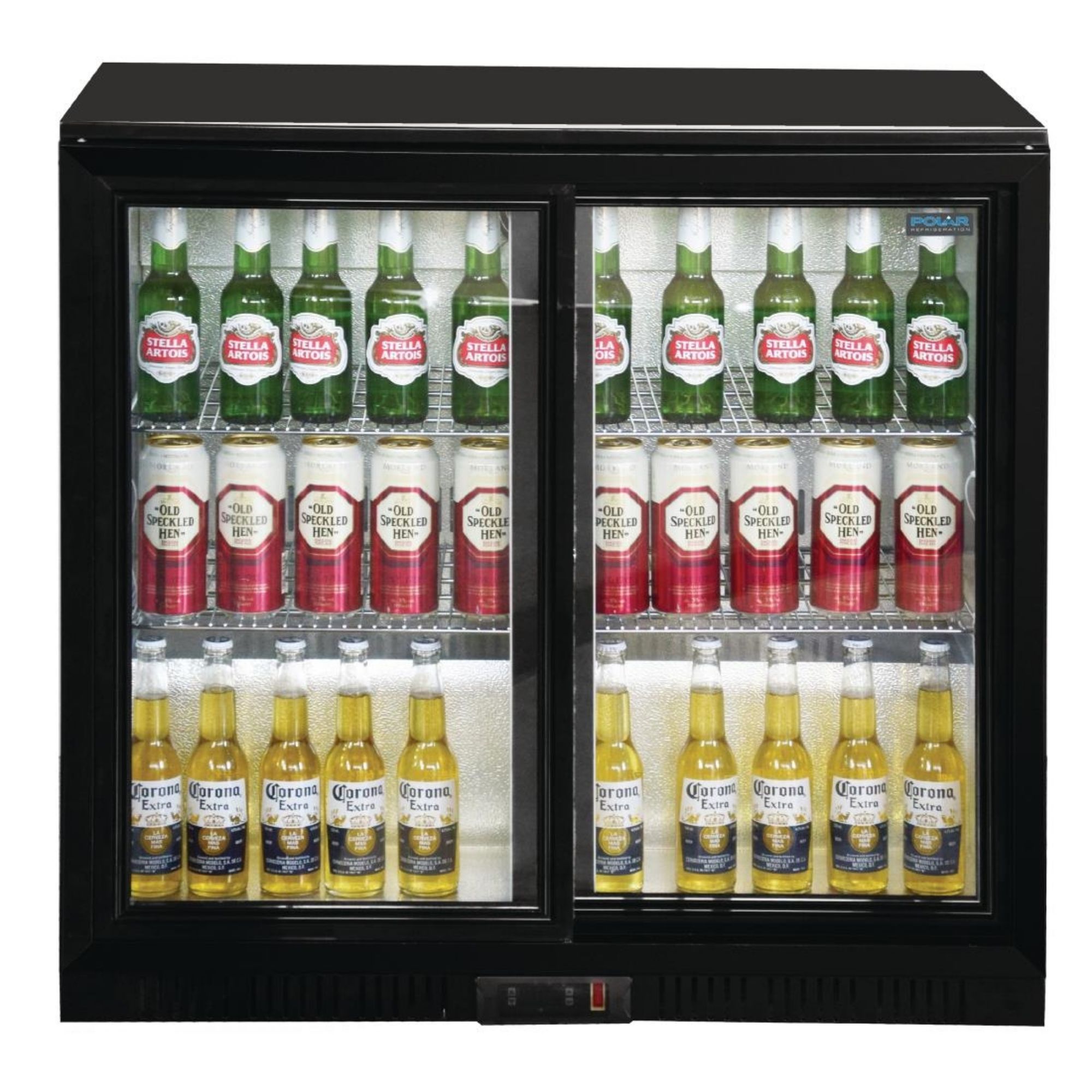 Picture of Polar G-Series Back Bar Cooler with Sliding Doors 198Ltr