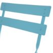 Picture of Bolero Pavement Style Steel Chairs Seaside Blue (Pack of 2) - GK982