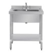 Picture of Vogue Stainless Steel Midi Pot Wash Sink with Undershelf - GJ537