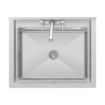 Picture of Vogue Stainless Steel Midi Pot Wash Sink with Undershelf - GJ537