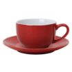 Picture of Olympia Cafe Coffee Cup Red - 230ml 8fl oz (Box 12) - GK073