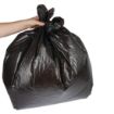 Picture of Jantex Medium Medium-Duty Black Bin Bags 70Ltr (Pack of 200) - HW694