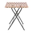 Picture of Bolero Faux Wood Bistro Table Square 600mm - GJ765