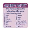 Picture of Hygiplas Allergen Food Labels (Pack of 500) - GJ058
