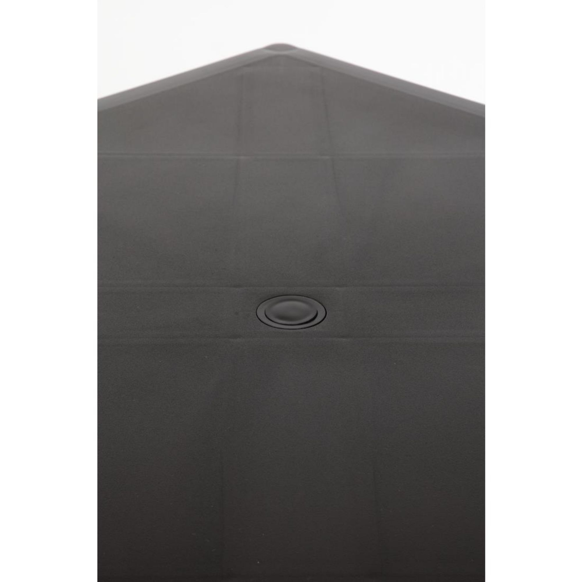 Picture of Black Square Table with Aluminium Legs 750mm