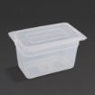 Picture of Vogue Polypropylene 1/4 Gastronorm Container with Lid 150mm (4 pack) - GJ524