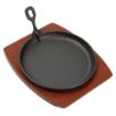 Picture of Olympia Round Cast Iron Sizzle Platter - GJ556