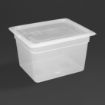 Picture of Vogue Polypropylene 1/2 Gastronorm Container with Lid 200mm (Pack of 4) - GJ517